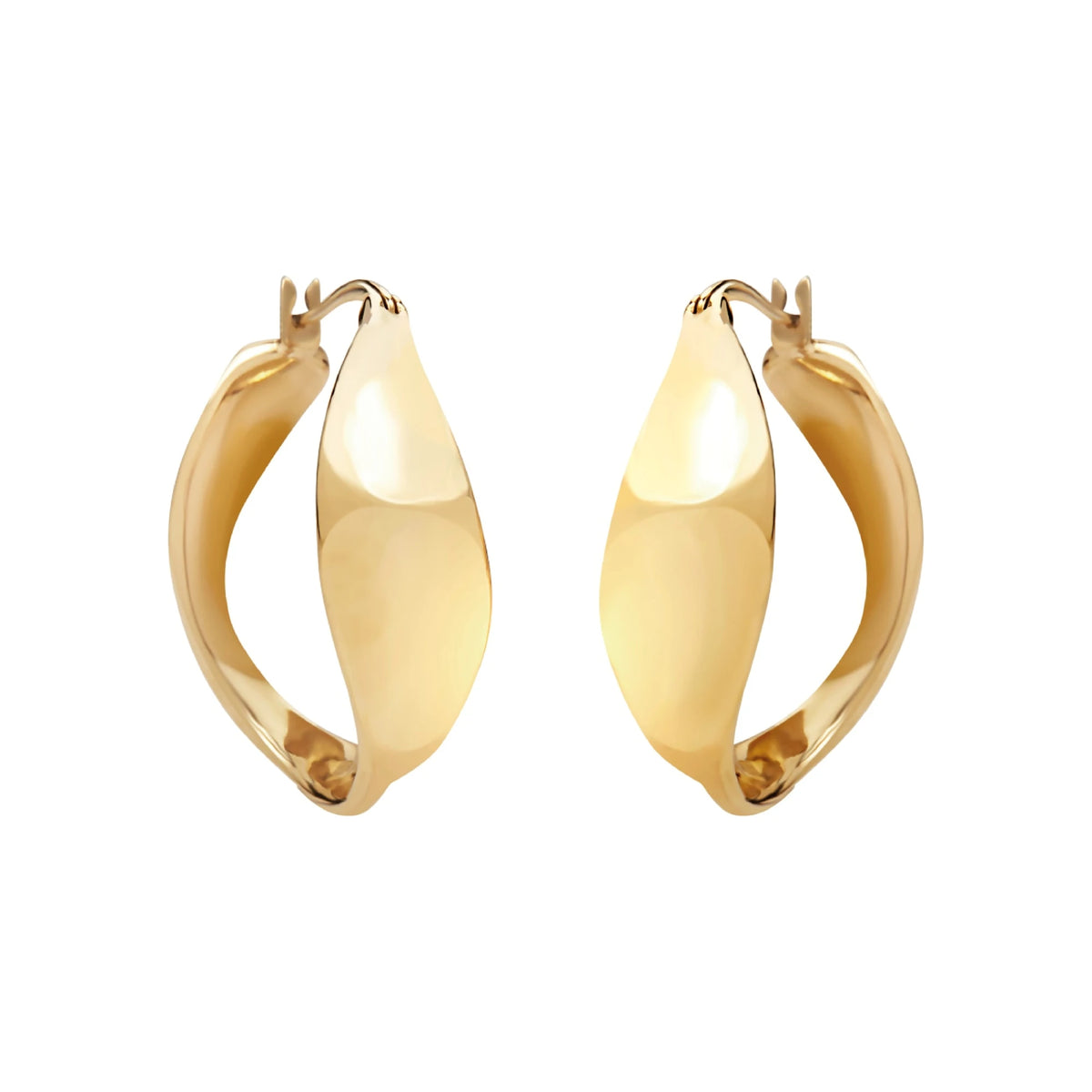 Orecchini A Cerchio In Acciaio Con Finitura Ip Gold Breil Donna "B Whisper" TJ3387