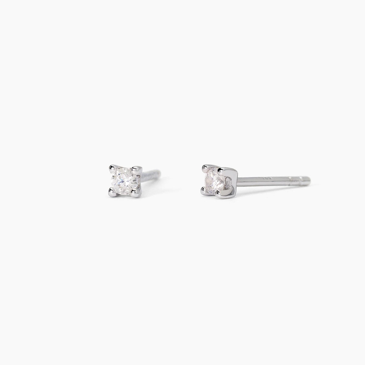 Orecchini A Lobo In Argento Con Punto Luce Mabina Donna "Shiny" 563712