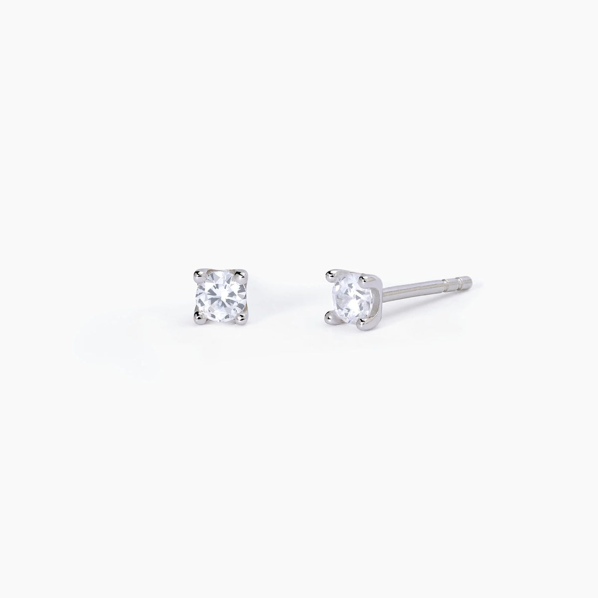 Orecchini A Lobo In Argento Con Punto Luce Mabina Donna "Shiny" 563605