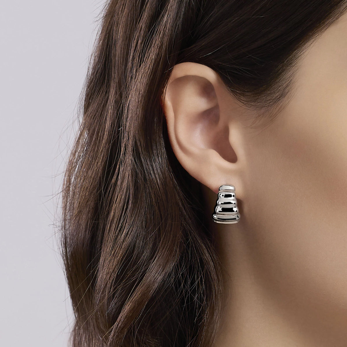 Orecchini A Semicerhio In Argento Mabina Donna "Onde" 563915