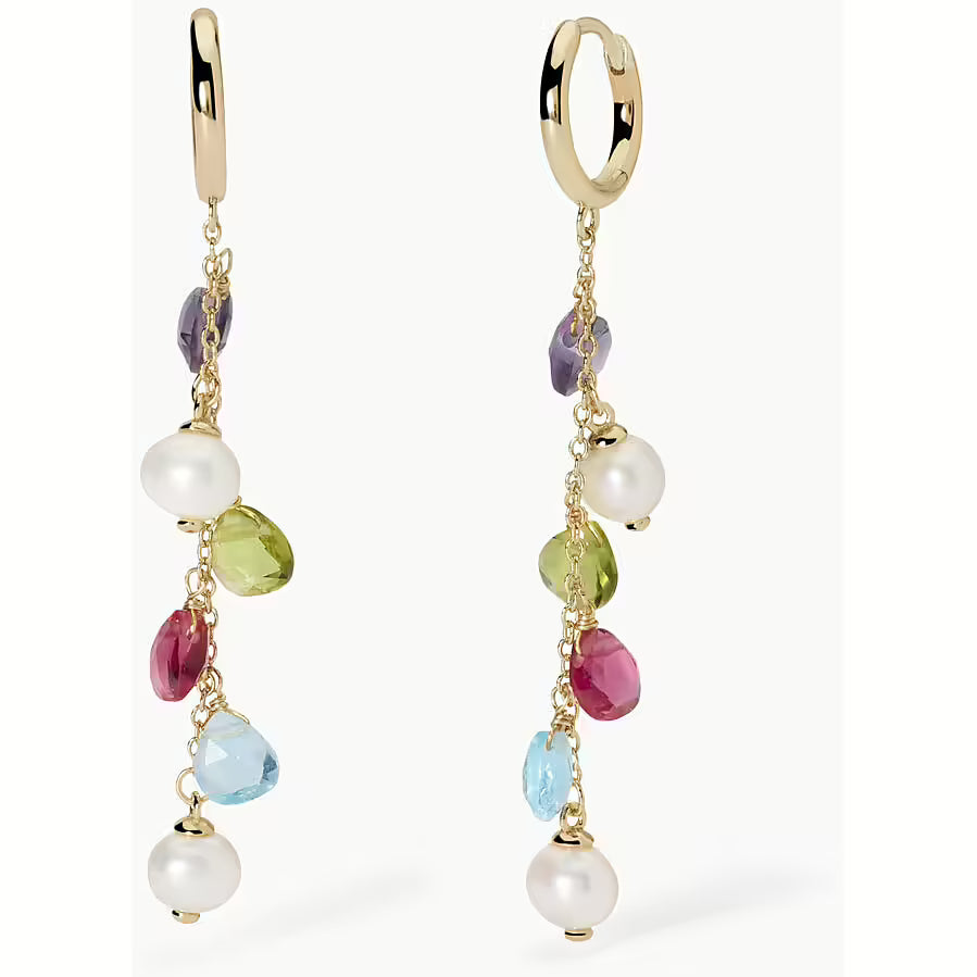 Orecchini In Argento E Perle Mabina Donna "Beauty Code" 563785
