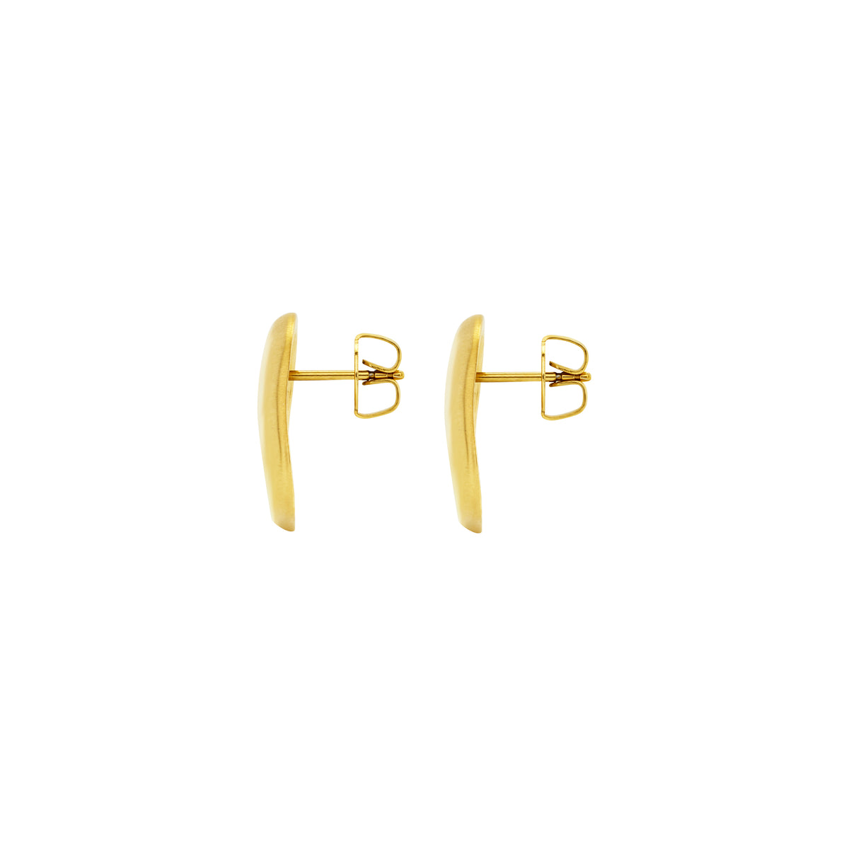 Orecchini Pendenti In Acciaio Gold Lucido Breil Donna "B Sculpture" TJ3811